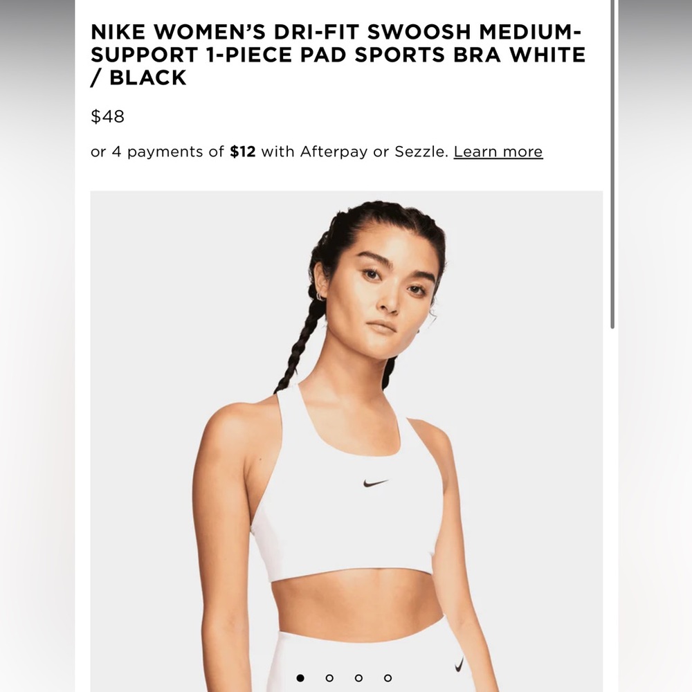 Nike Swoosh Bra M